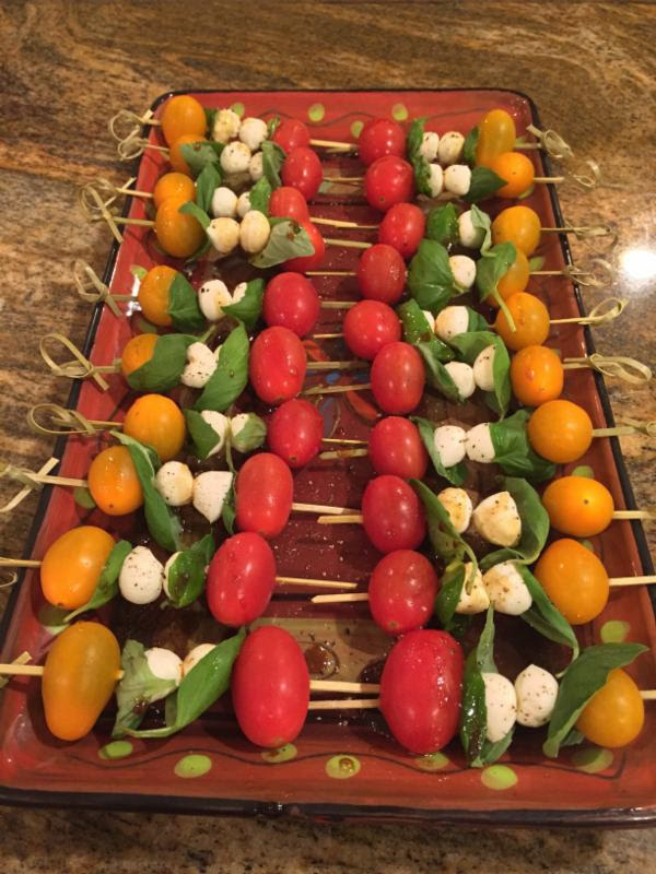 Crowd Pleasing Caprese Skewers