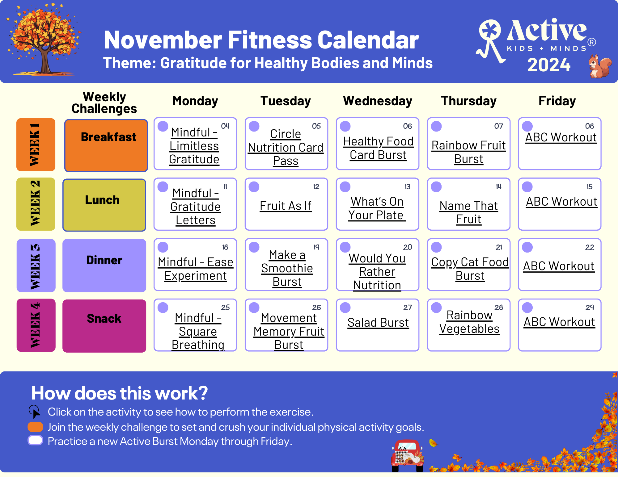 November Calendar