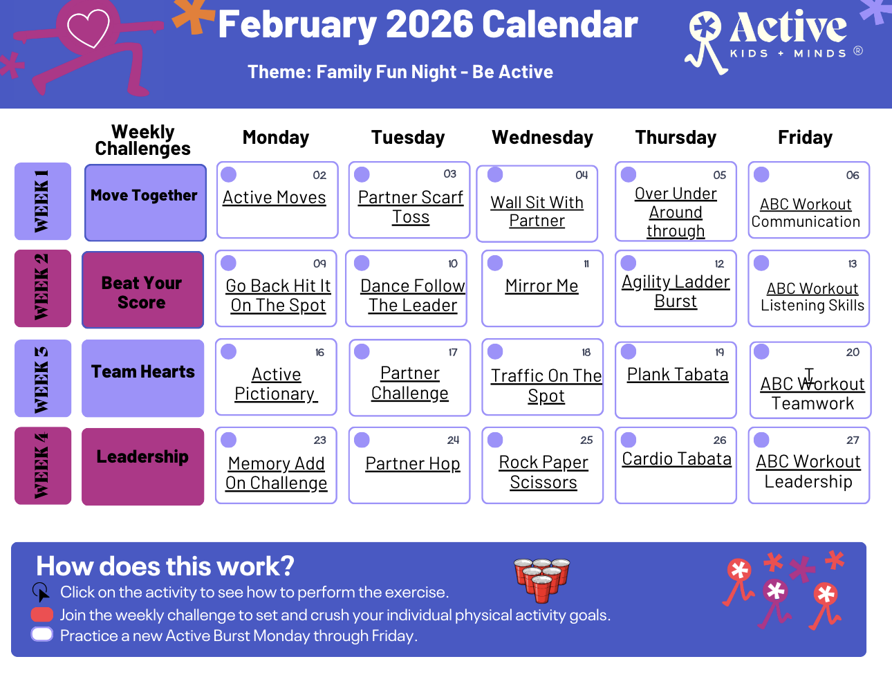 Febrauary 2026 Calendar